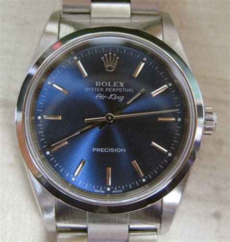 rolex air king usato fondello champagne